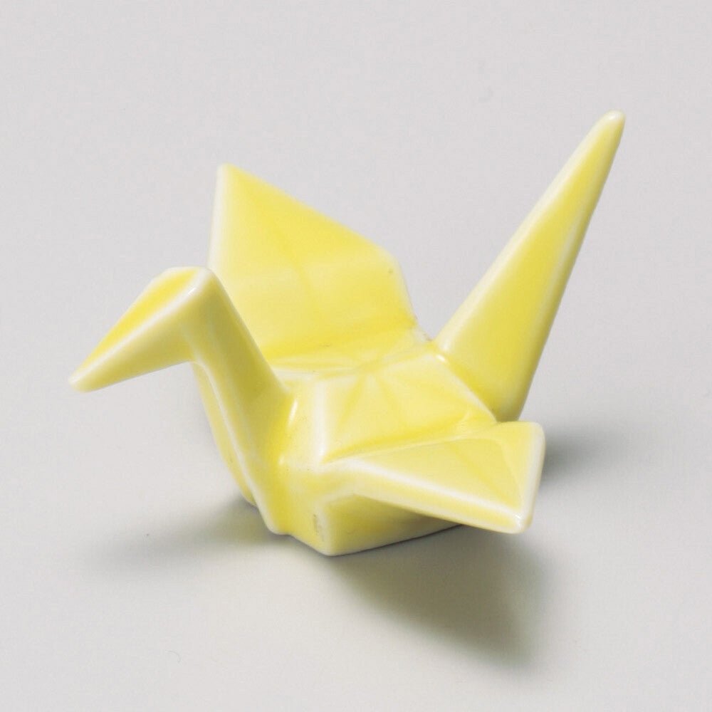Origami Crane Chopstick Rest / Yellow