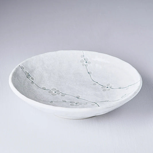 White Blossom Pasta Bowl 24cm