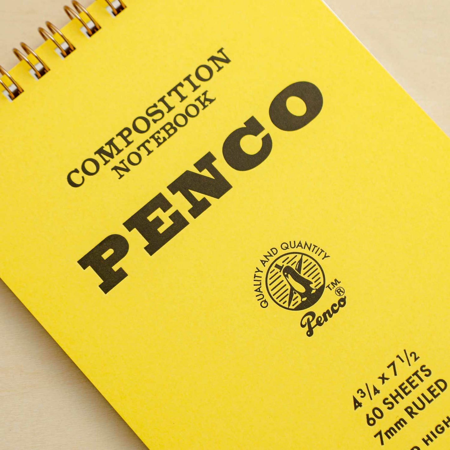 Penco Coil Lined Notepad M - Blue