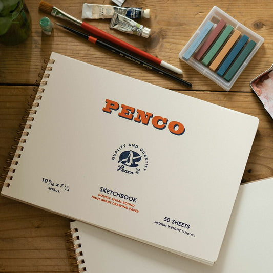 Penco Red B5 Sketchbook - Medium Weight Paper
