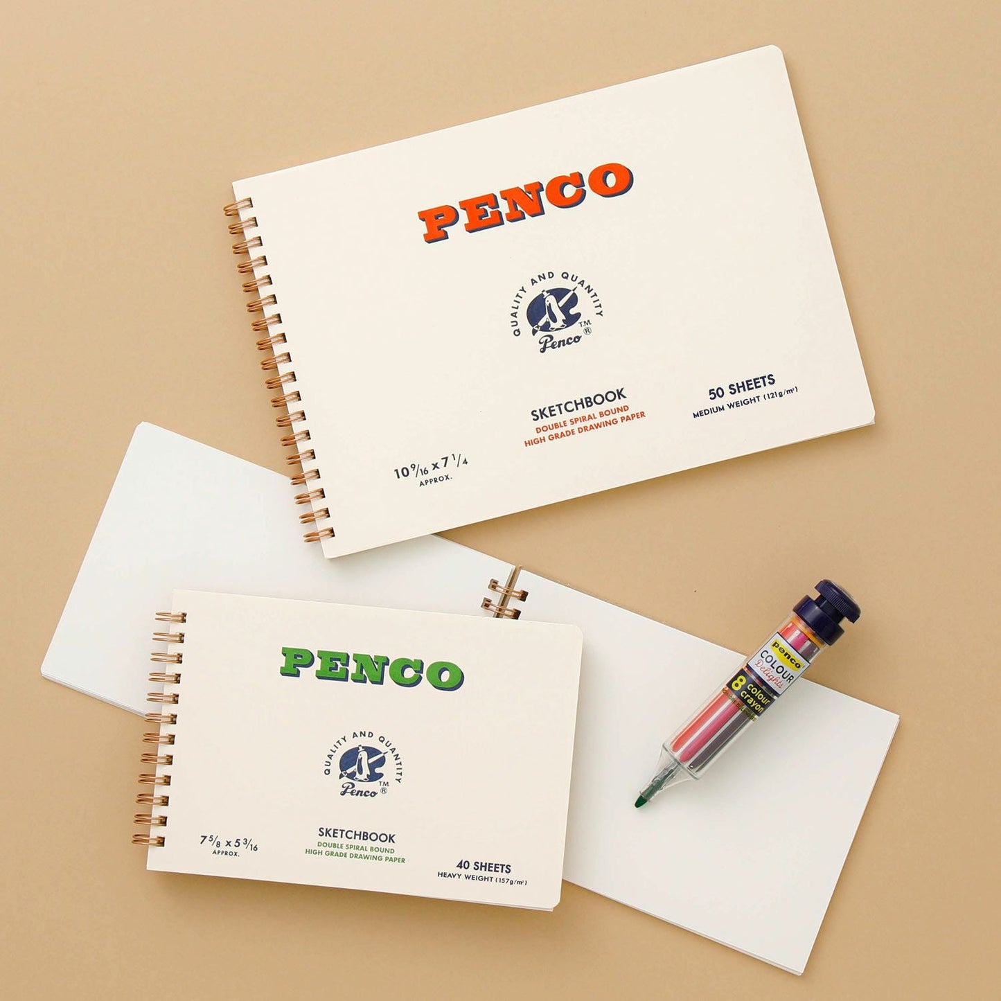 Penco Red B5 Sketchbook - Medium Weight Paper