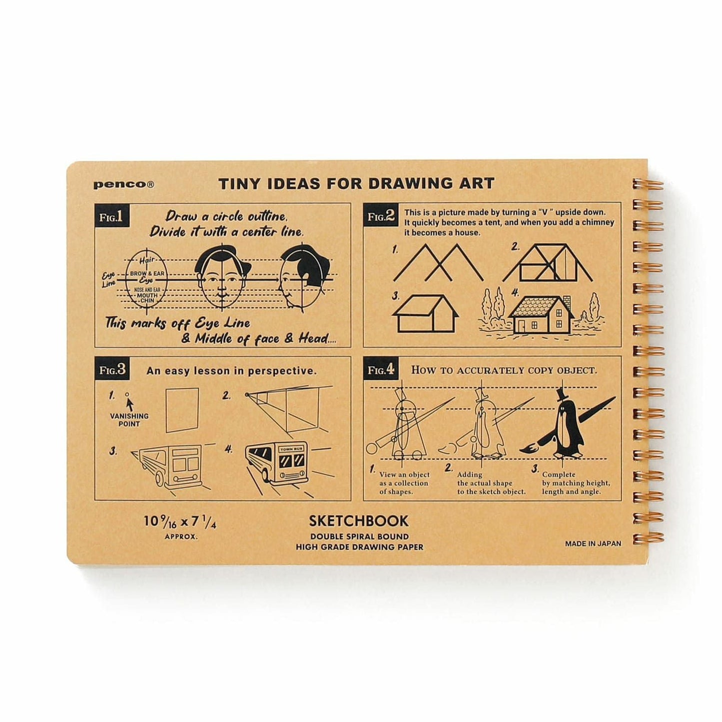 Penco Red B5 Sketchbook - Medium Weight Paper