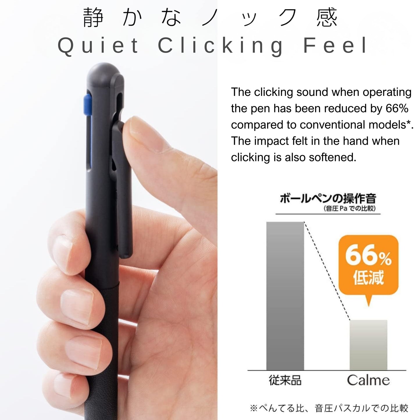 Pentel Calme 3 Colours Ballpoint Pen 0.5mm - Turquoise Blue