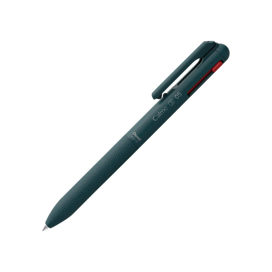 Pentel Calme 3 Colours Ballpoint Pen 0.5mm - Turquoise Blue