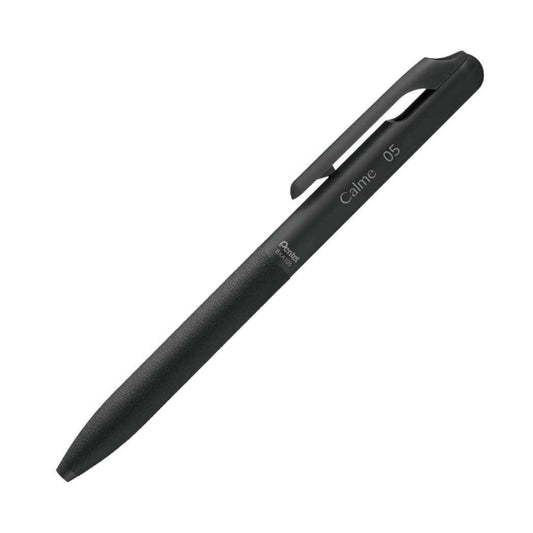 Pentel Calme Ballpoint Pen 0.5mm - Black / Black Ink