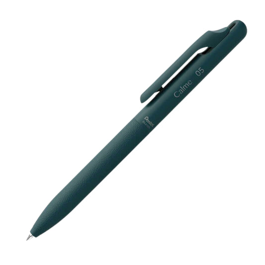Pentel Calme Ballpoint Pen 0.5mm - Turquoise Blue / Black Ink