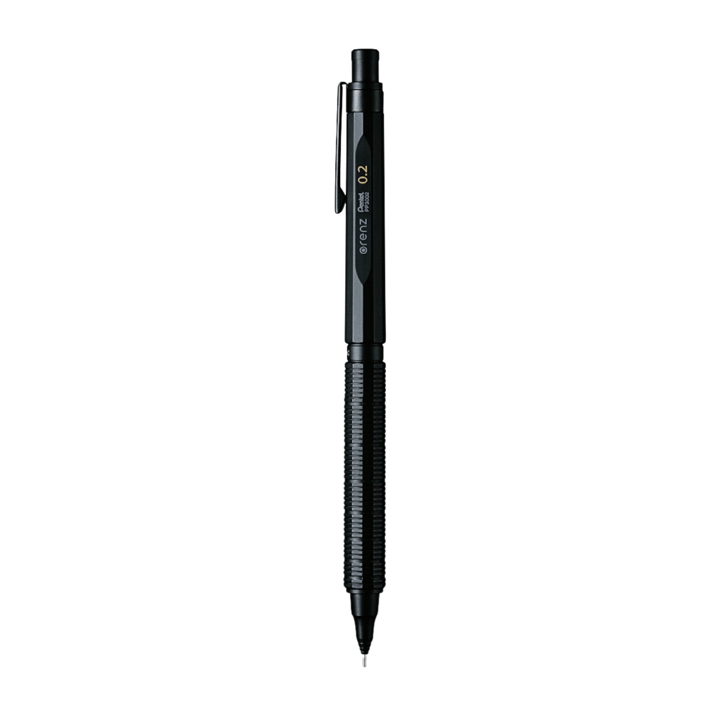 Pentel Orenz Nero 0.2mm Mechanical Pencil Set with Ain Lead & Eraser