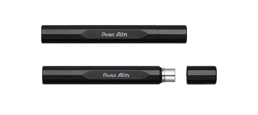 Pentel Orenz Nero 0.2mm Mechanical Pencil Set with Ain Lead & Eraser