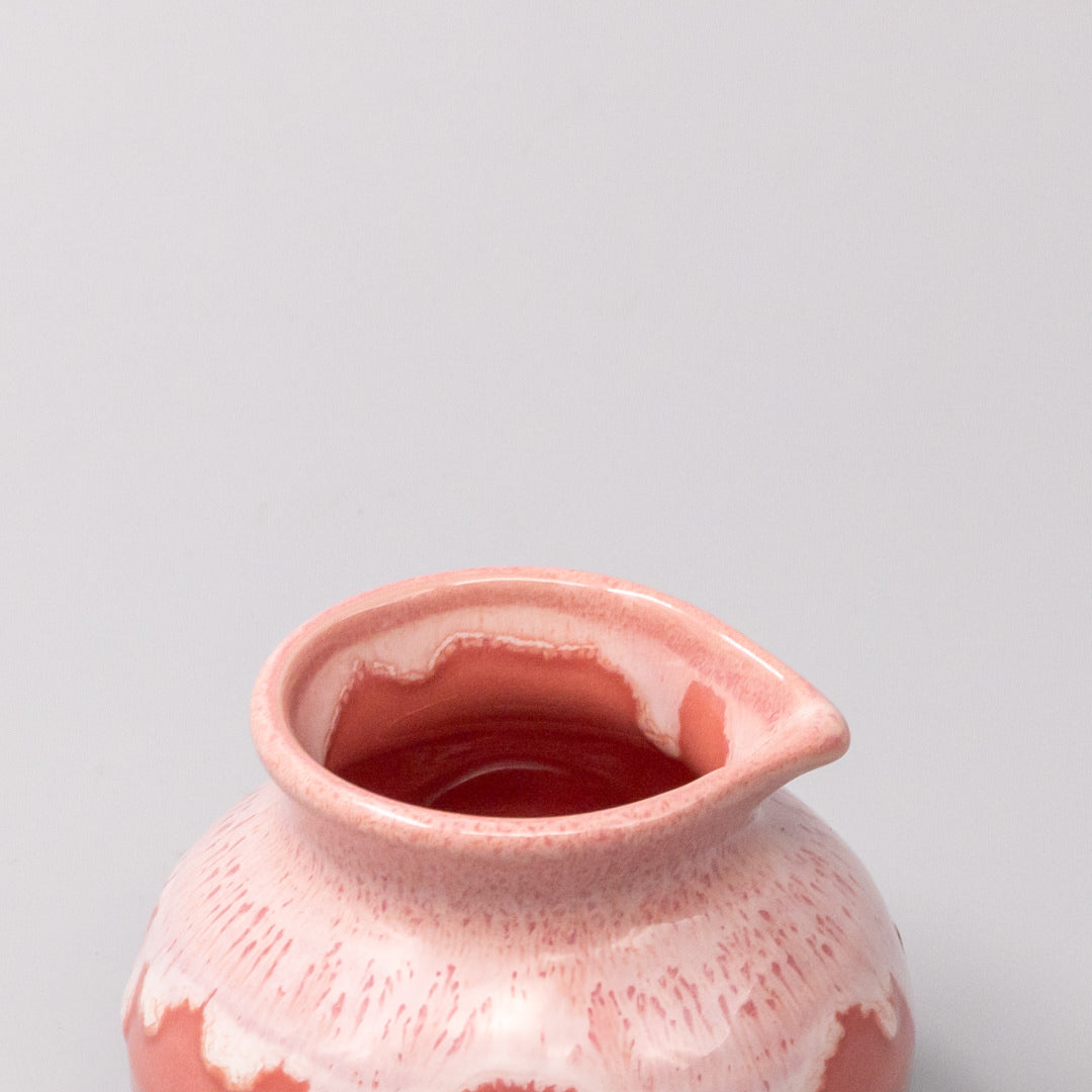 Coral Pink White Drip Pourer 120ml