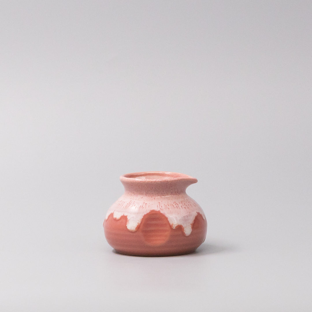 Coral Pink White Drip Pourer 120ml