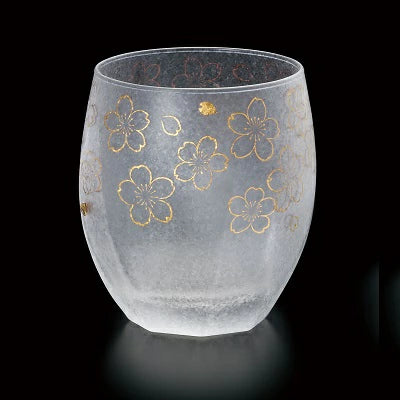 Premium Sakura Glass Whisky Tumbler 345ml Gift Boxed