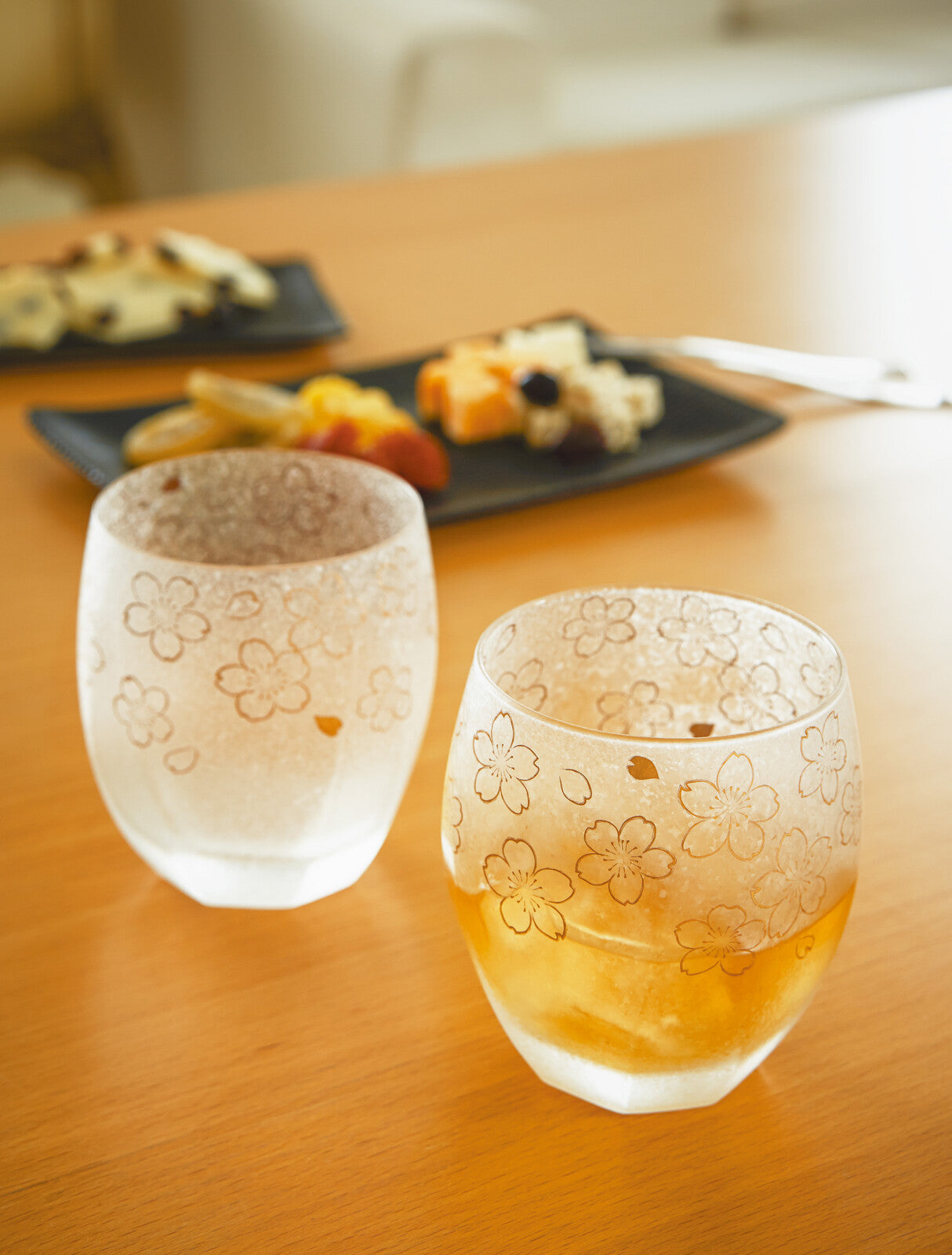 Premium Sakura Glass Whisky Tumbler 345ml Gift Boxed