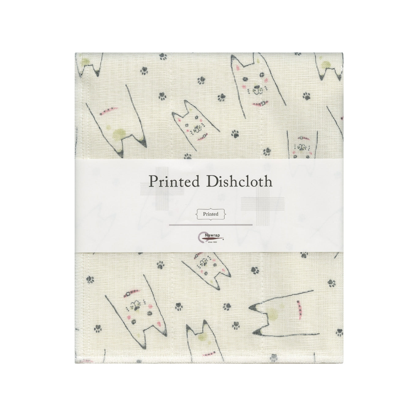 Printed Japanese Dishcloth - Animal