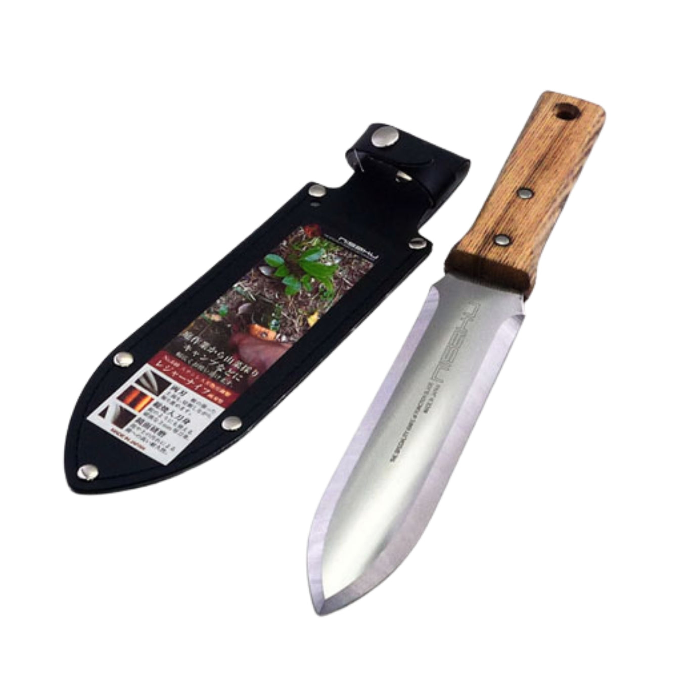 Nisaku Hori Hori with Leather Sheath