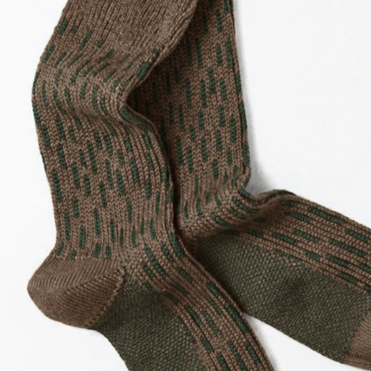 ROTOTO Raindrop Crew Socks - Olive Drab / Green