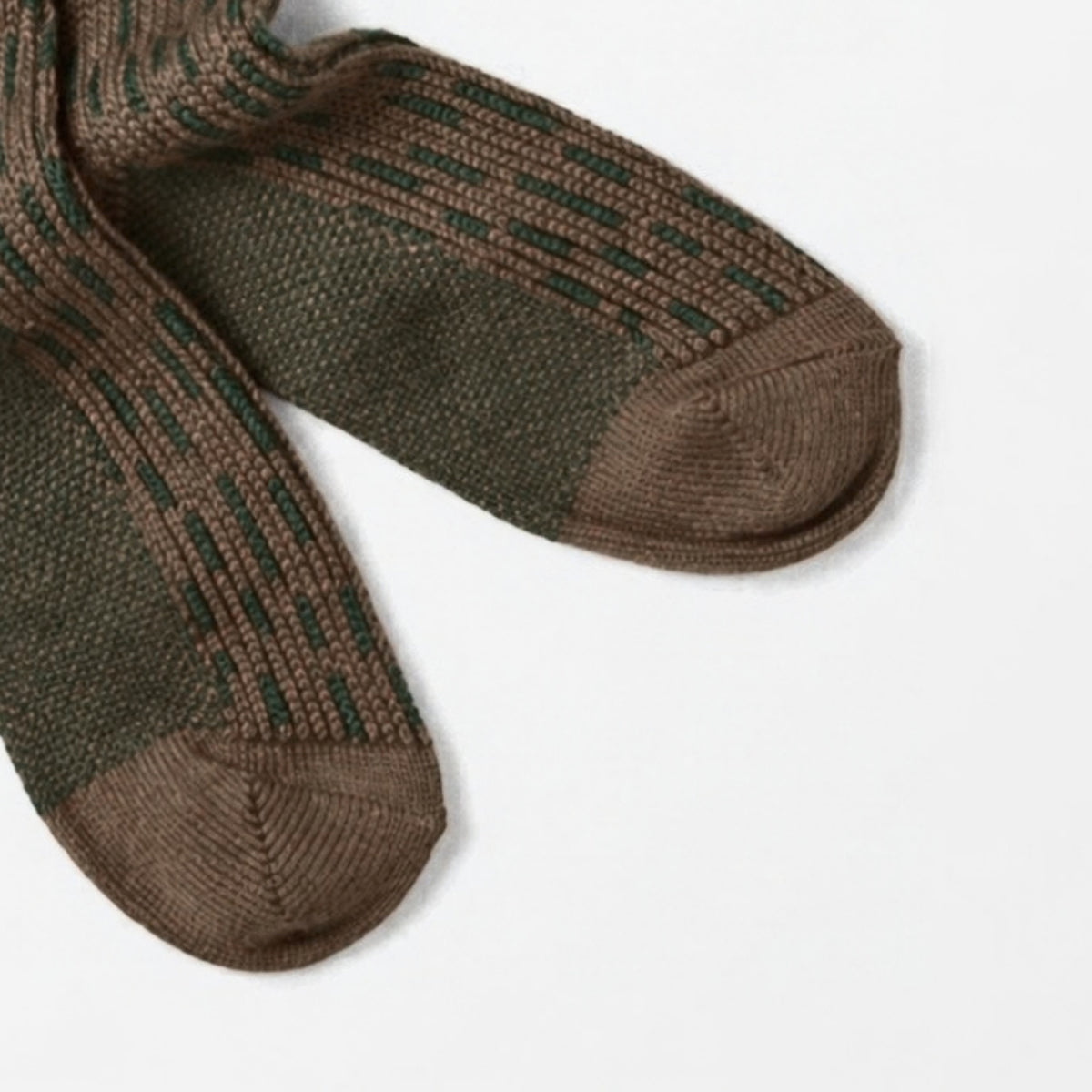 ROTOTO Raindrop Crew Socks - Olive Drab / Green