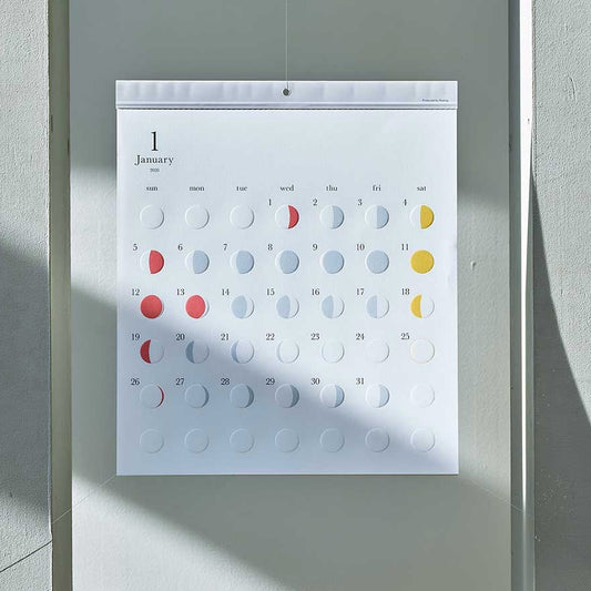 Replug Michiru Japanese Moon Phase Calendar 2027