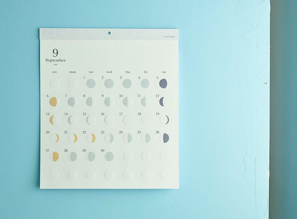 Replug Michiru Japanese Moon Phase Calendar 2027