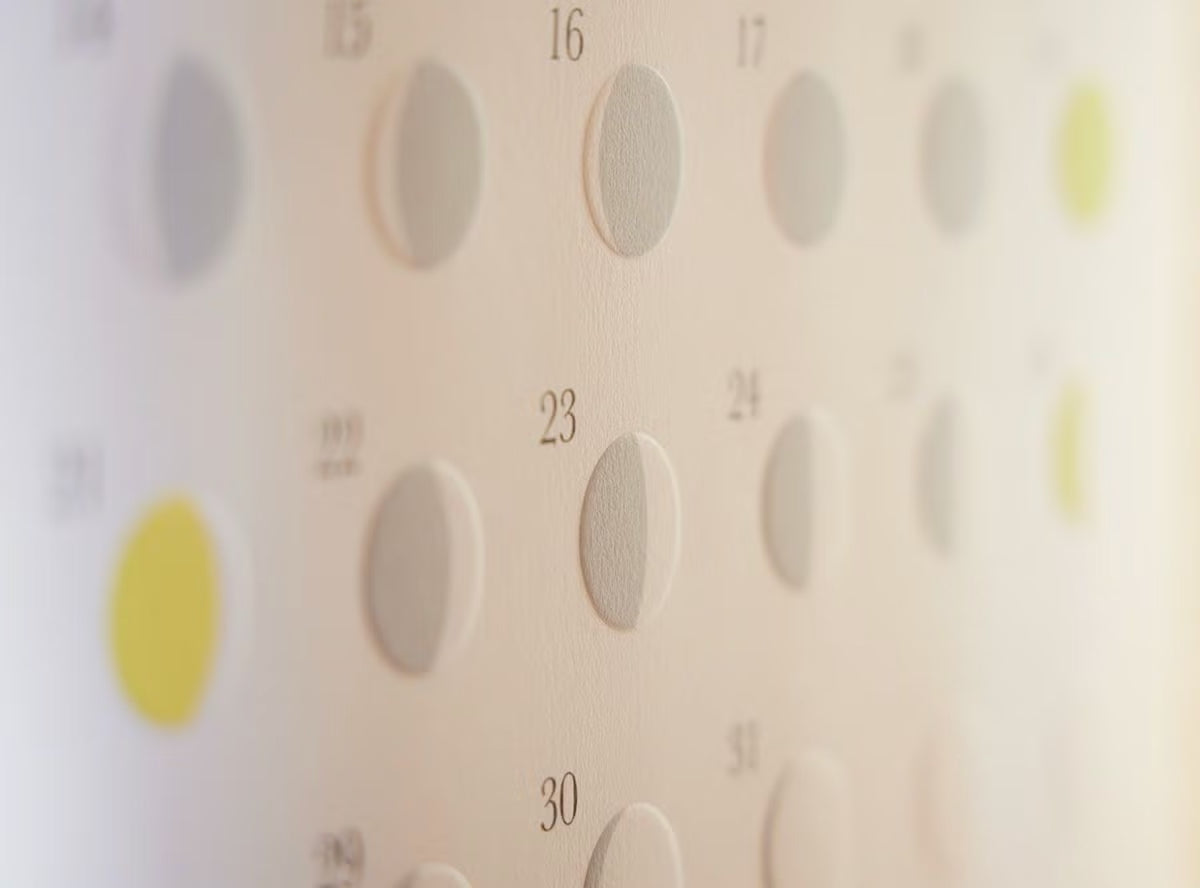 Replug Michiru Japanese Moon Phase Calendar 2027