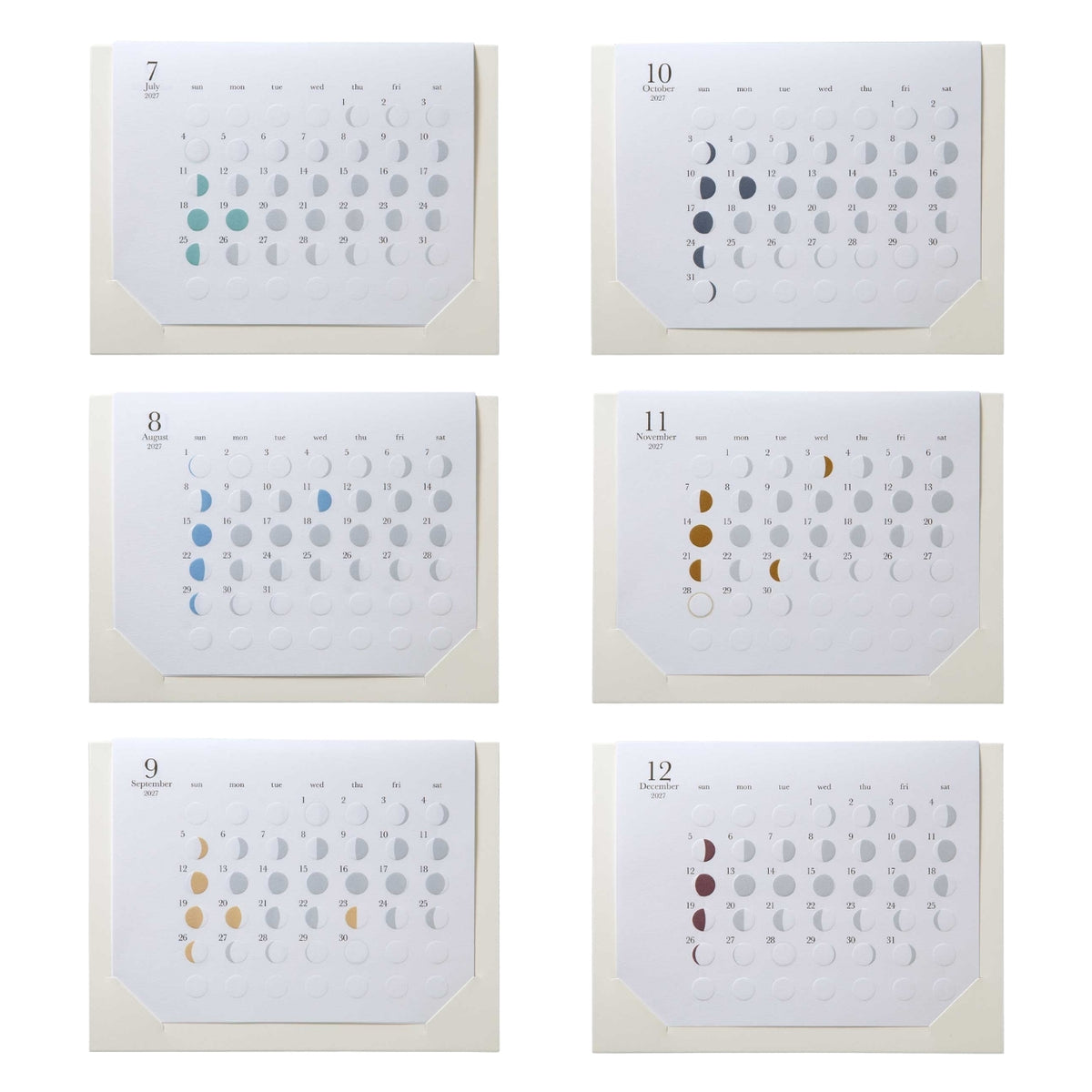 Replug Michiru Mini Moon Phase Calendar 2027