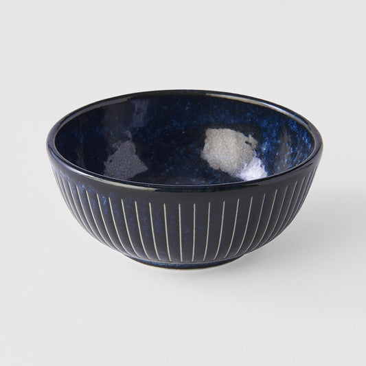Ridged Indigo Ramekin 10cm