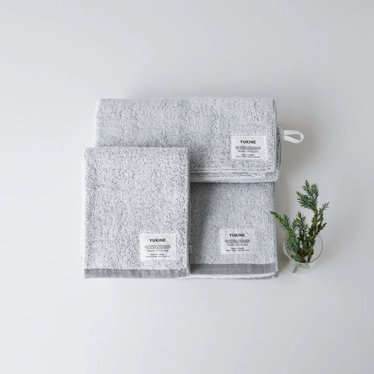 Shinto Yukine face and hand towel grey - 33 x 82cm