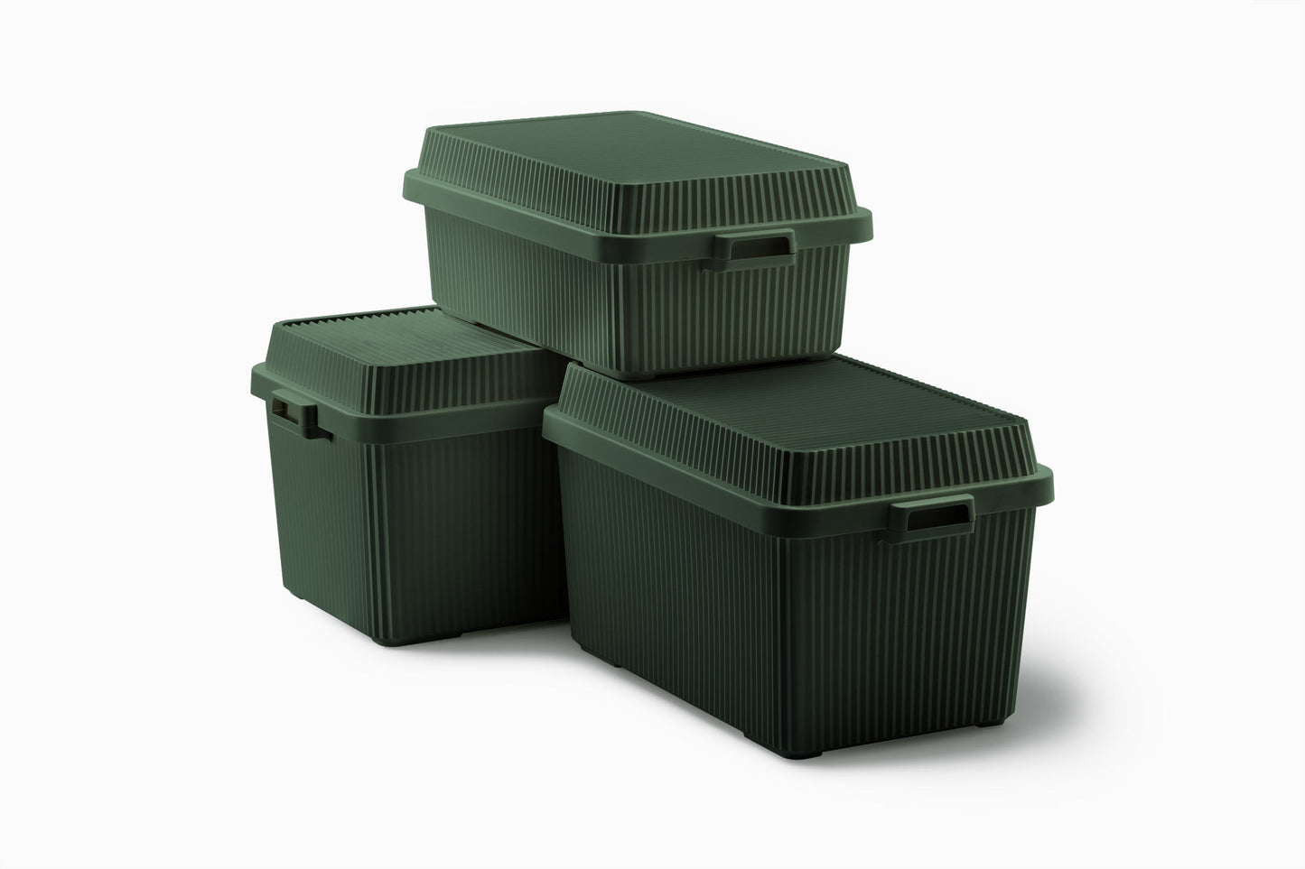 Multi-Purpose Stack-up Storage Container 53L - Green