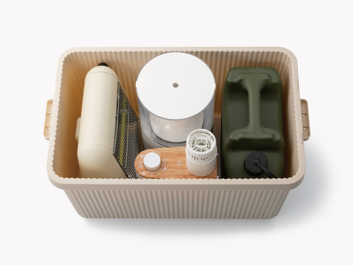 Multi-Purpose Stack-up Storage Container 83L - Beige