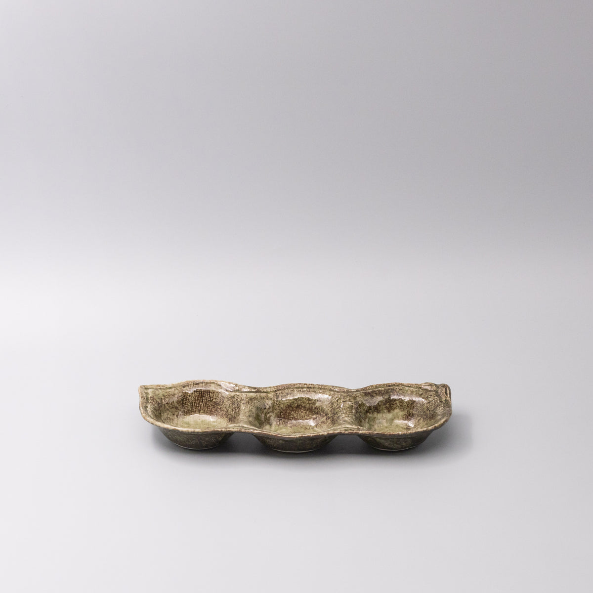 Sage Triple Pod Sauce Dish 16cm