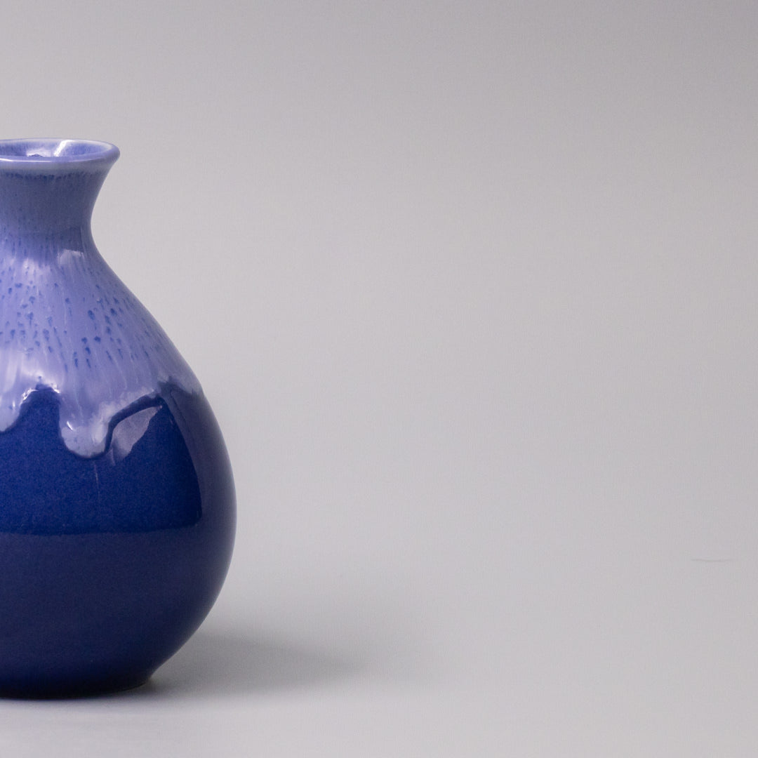 Sake Jug Blue Gloss Pale Blue Drip 300ml