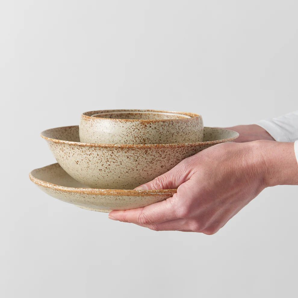 Sand Fade medium oval bowl 17cm