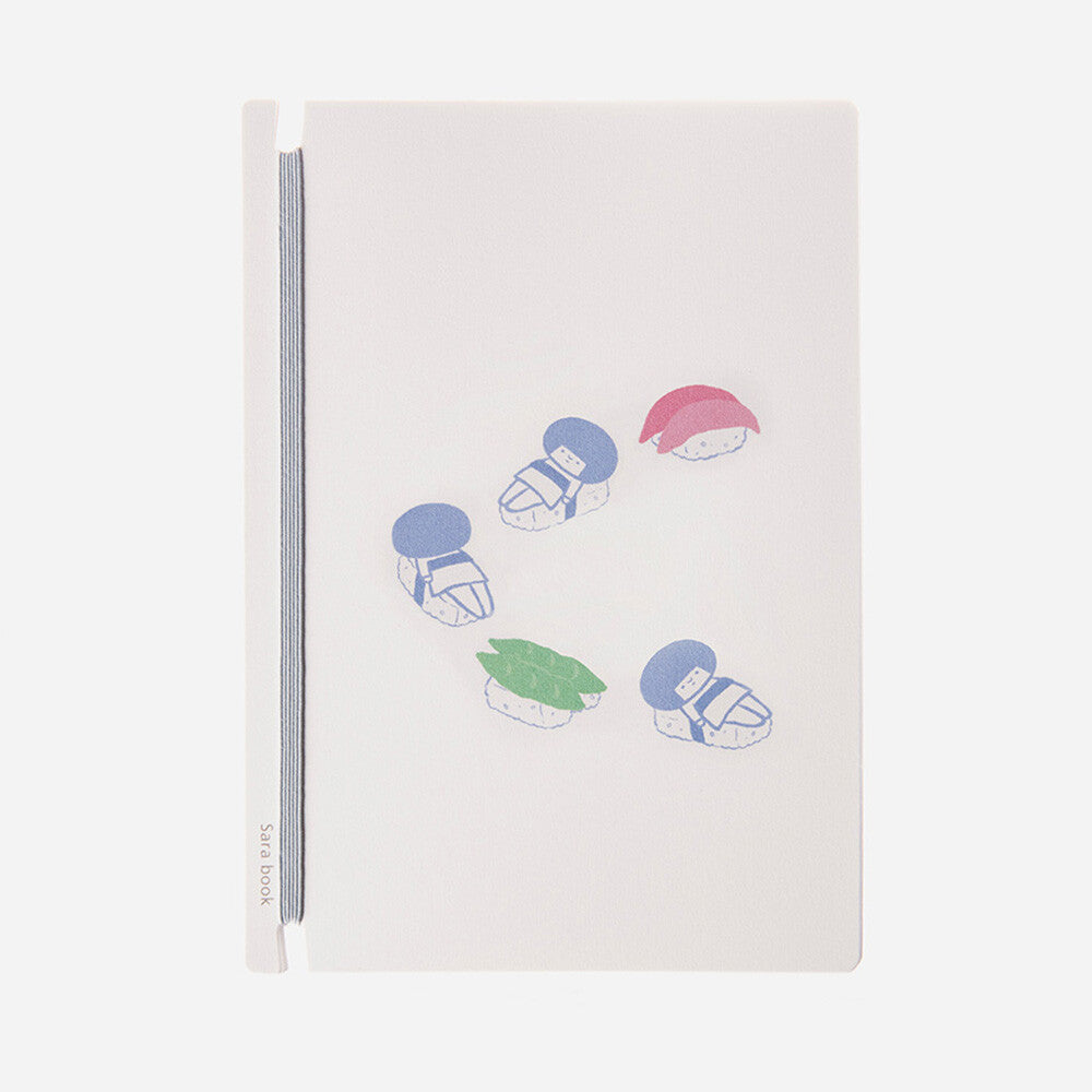 Kawaii x Sara Book Japanese Design Notebook - Sushi