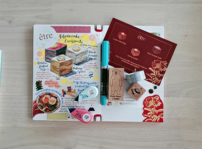Kawaii x Sara Book Japanese Design Notebook - Sushi