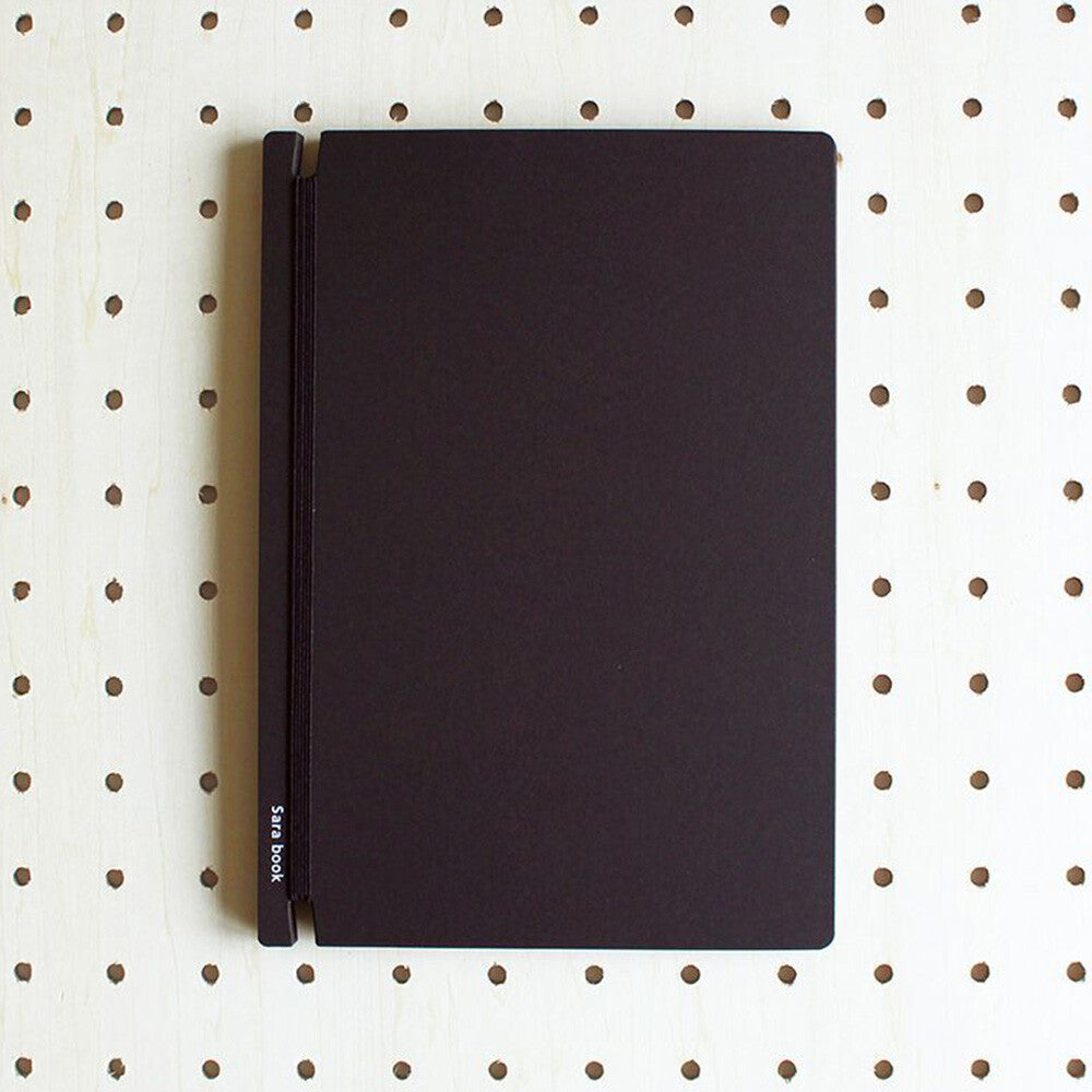 Sara Book Customisable Japanese Design Notebook - Black