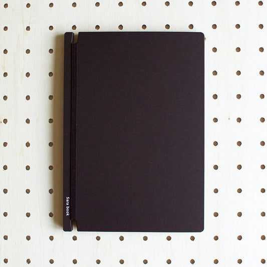 Sara Book Customisable Japanese Design Notebook - Black