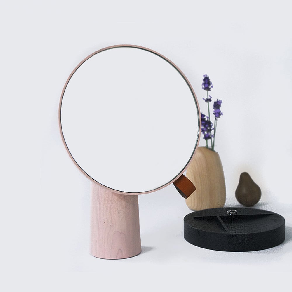 Sasaki Pivot Mirror Pale Pink