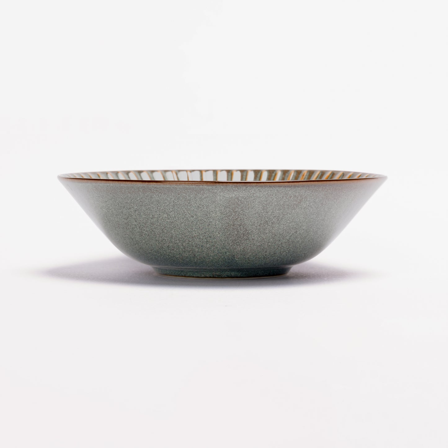 Sendan Green Oval Bowl 17cm