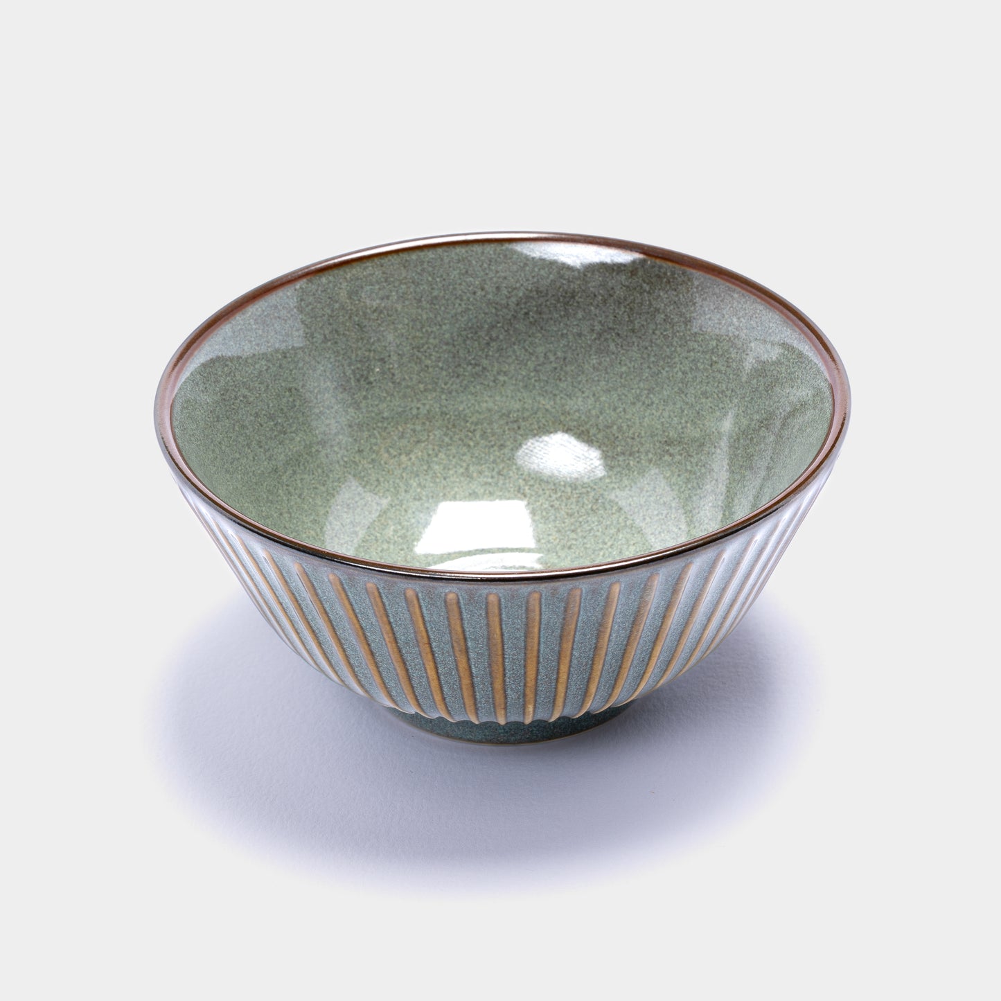 Sendan Green Rice Bowl 14cm
