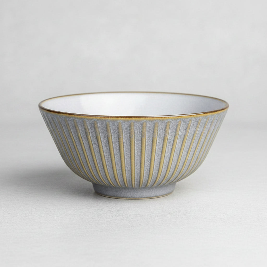 Sendan White Rice Bowl 14cm