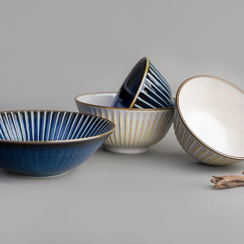 Sendan White Rice Bowl 14cm