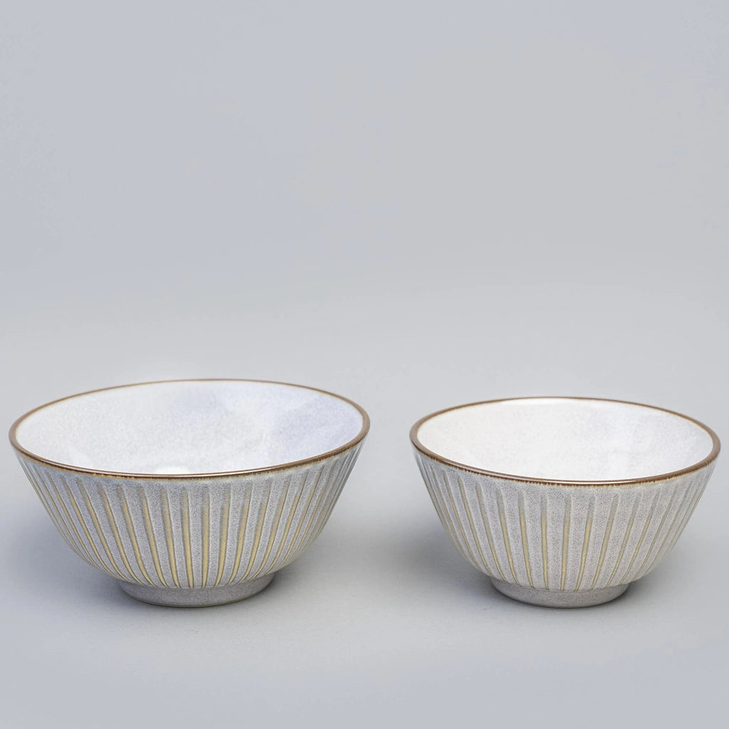 Sendan White Rice Bowl 14cm