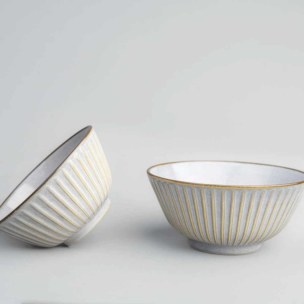 Sendan White Rice Bowl 14cm