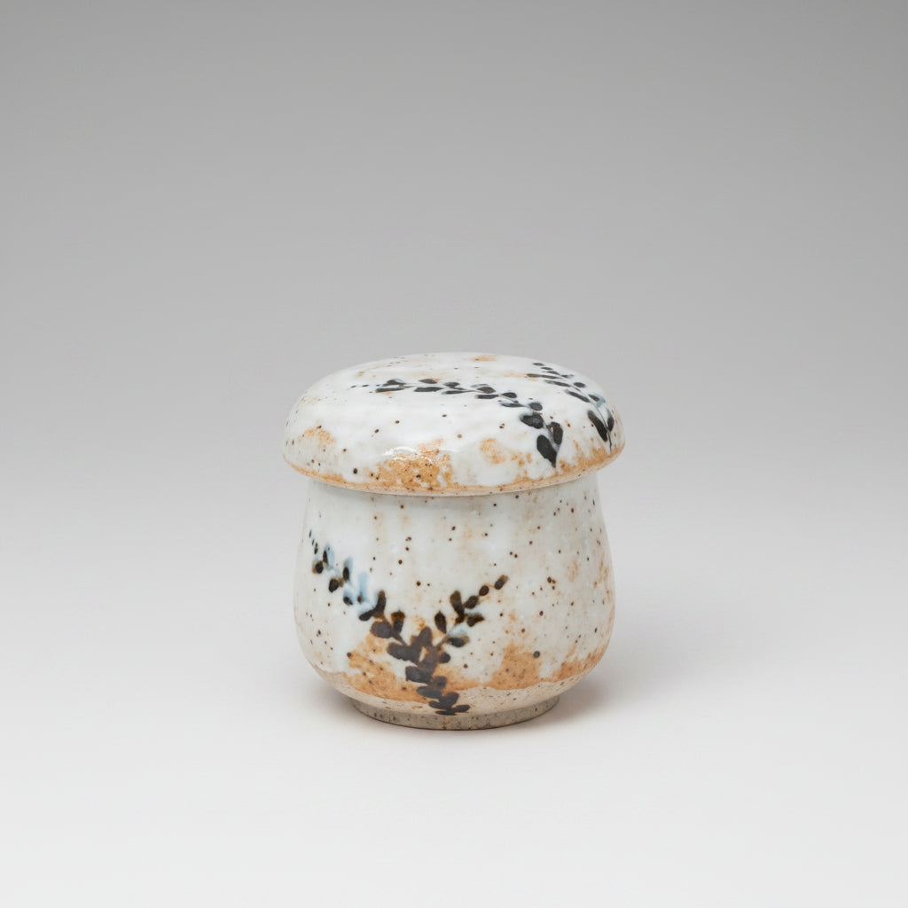 Shino Tataki Chawanmushi Cup with Lid 140ml