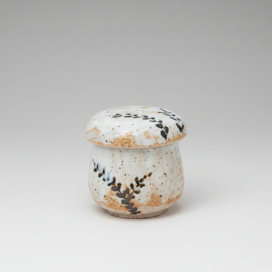 Shino Tataki Chawanmushi Cup with Lid 140ml