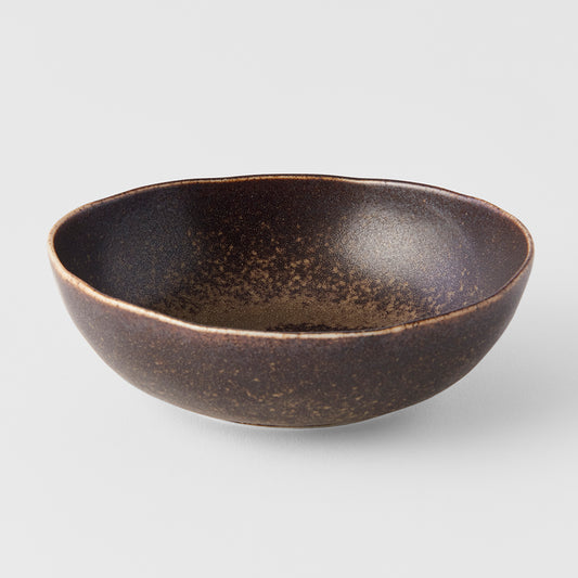 Mocha small oval bowl 14cm