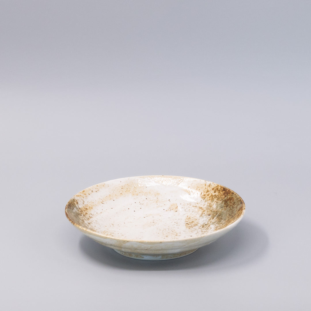 Snow Bamboo Shallow Bowl 23cm