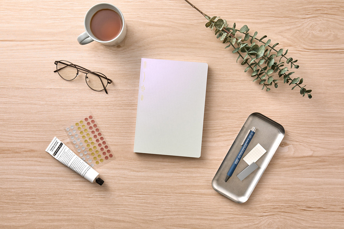 Stalogy 365 Days Notebook Grid A5 - 2026 Limited Edition Aurora White