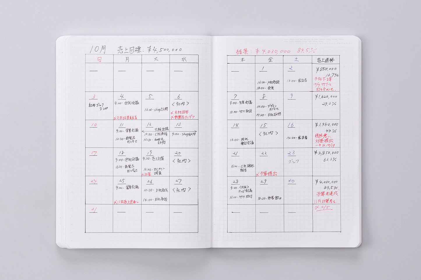 Stalogy 365 Days Notebook Grid A5 - 2026 Limited Edition Aurora White