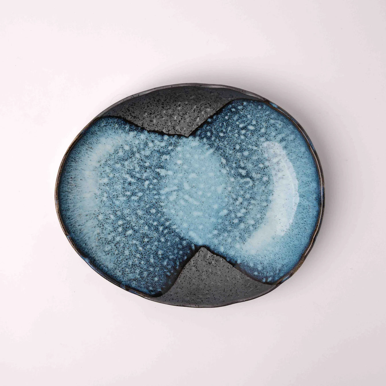 Storm Uneven Oval Plate 25cm