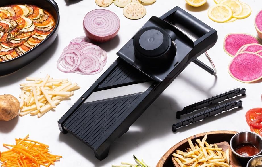 Suncraft Adjustable Japanese Mandoline Slicer Set